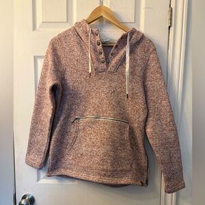 LIV outdoor hooded pullover sweater jacket size medium
